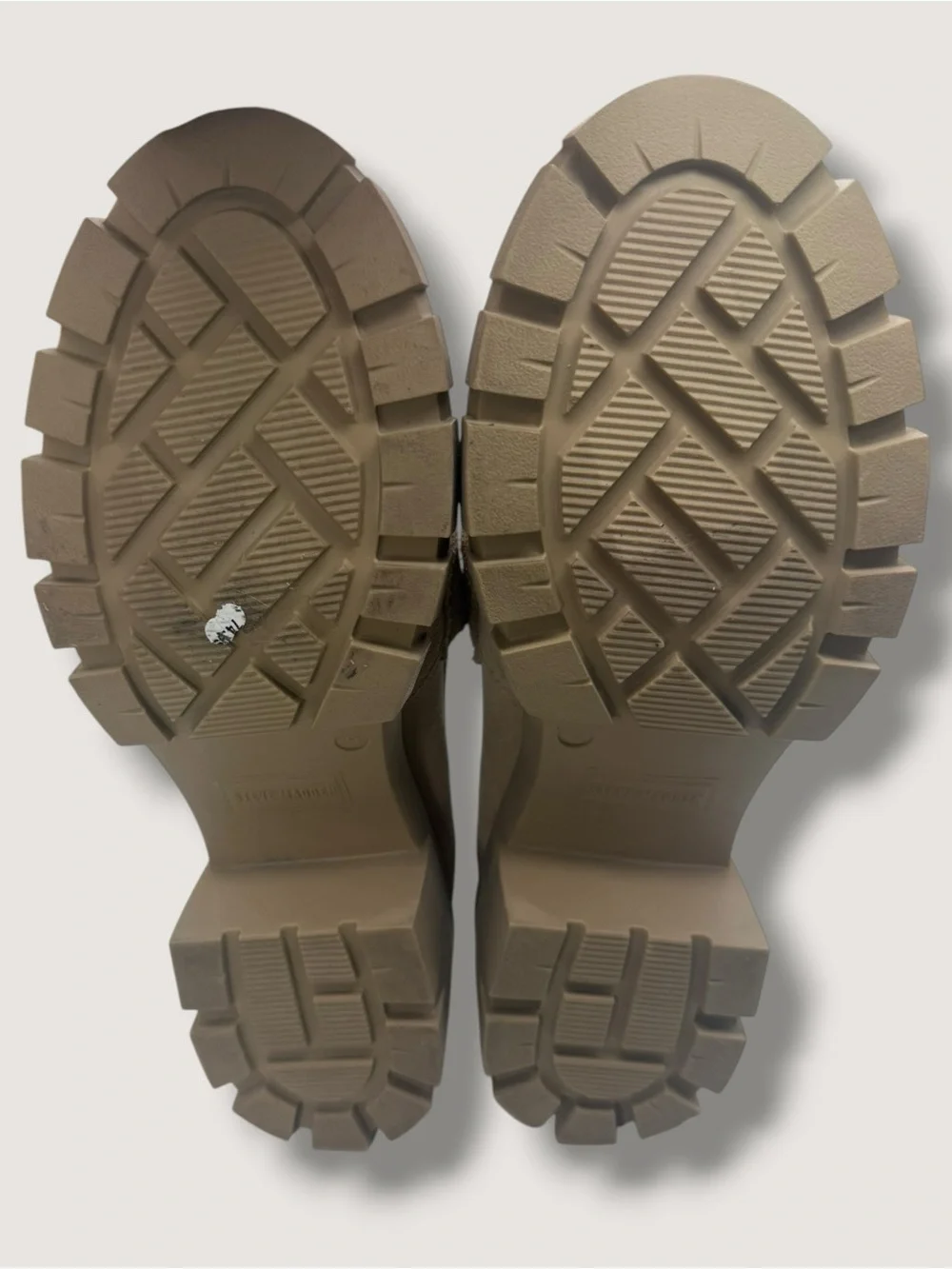 Steve Madden Tan Suede Lug-Sole Penny Loafers - Picture 8 of 8